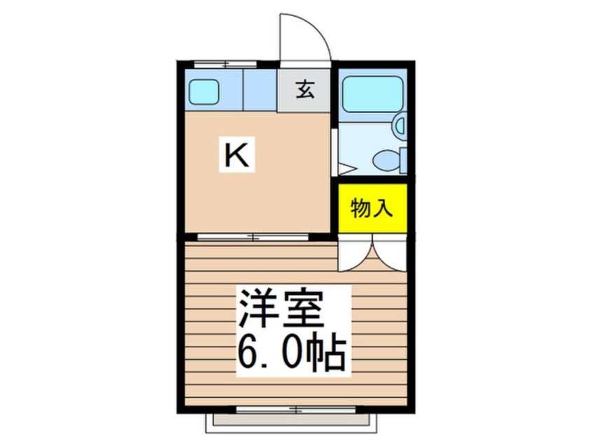 間取図 コーポワタナベ