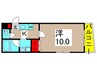 エスパシオ 1Kの間取り