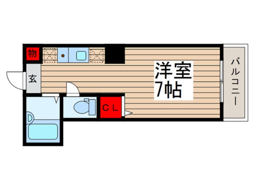 間取図 MELDIA津田沼