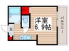 MELDIA津田沼 1Rの間取り