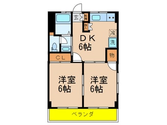 間取図 ニュ－・コ－ポ中島