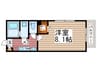 Best Stage三郷アネックス 1Kの間取り