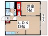 ハイパレス駿河台 1LDKの間取り