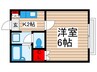 ロトント 1Kの間取り