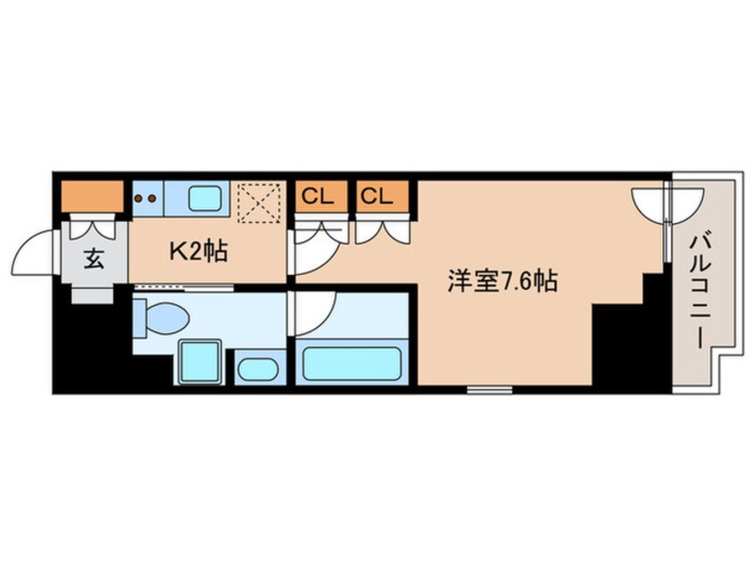 間取図 コンフォリア東大井Ⅰ