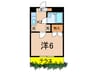 ＨＯＵＳＥ　ＫＩＲＩ 1Kの間取り