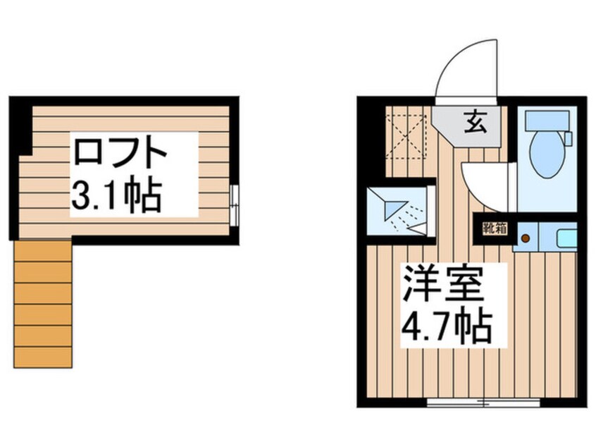 間取図 Halelea