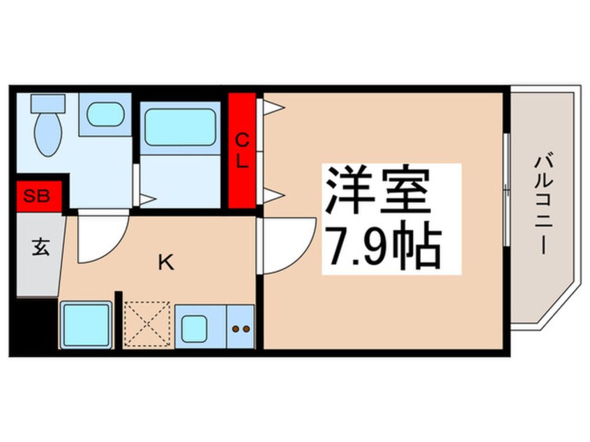 間取図 ドゥーエ上野池之端（702）