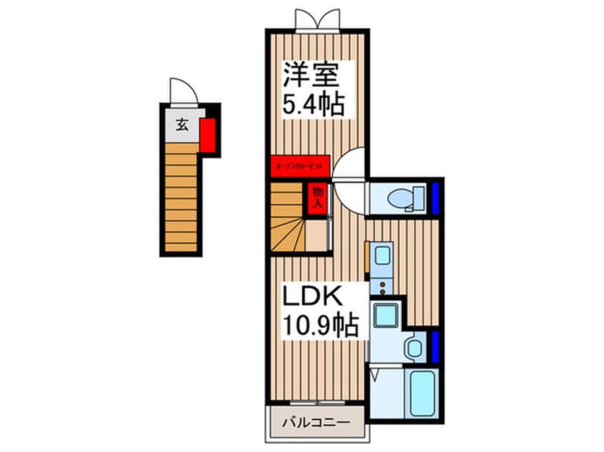間取図 アニュ－Ｍ