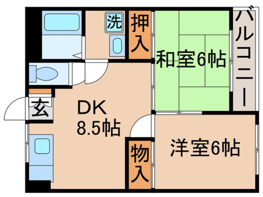 間取図 プリマベラⅠ