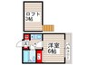 オリーブ 1Kの間取り