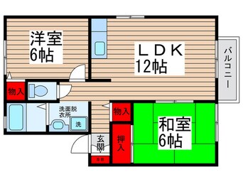 間取図 グリーンテリア第６