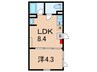パティオ大泉学園 1LDKの間取り