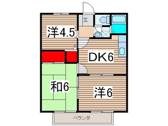 間取図 サン・スプリング山の家