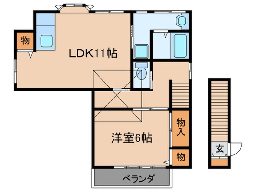 間取図 コ－ポサンシャイン