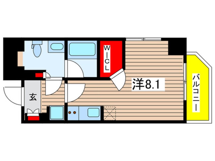 間取図 グランカーサ両国イースト