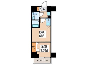 間取図 ラフィスタお花茶屋（302）