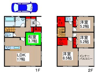 間取図 Sumai-to上尾市上尾下01