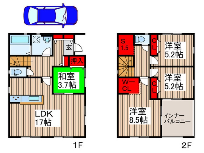 間取図 Sumai-to上尾市上尾下01