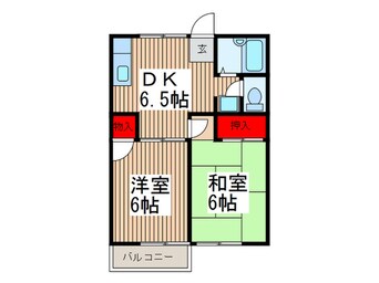 間取図 ビューハイツ滝