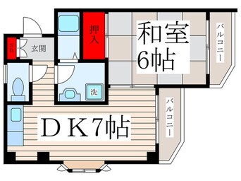 間取図 ライフイン瑞穂