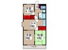 藤マンション大洲 3DKの間取り