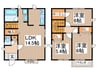 鵠沼海岸戸建Ｂ棟 3LDKの間取り