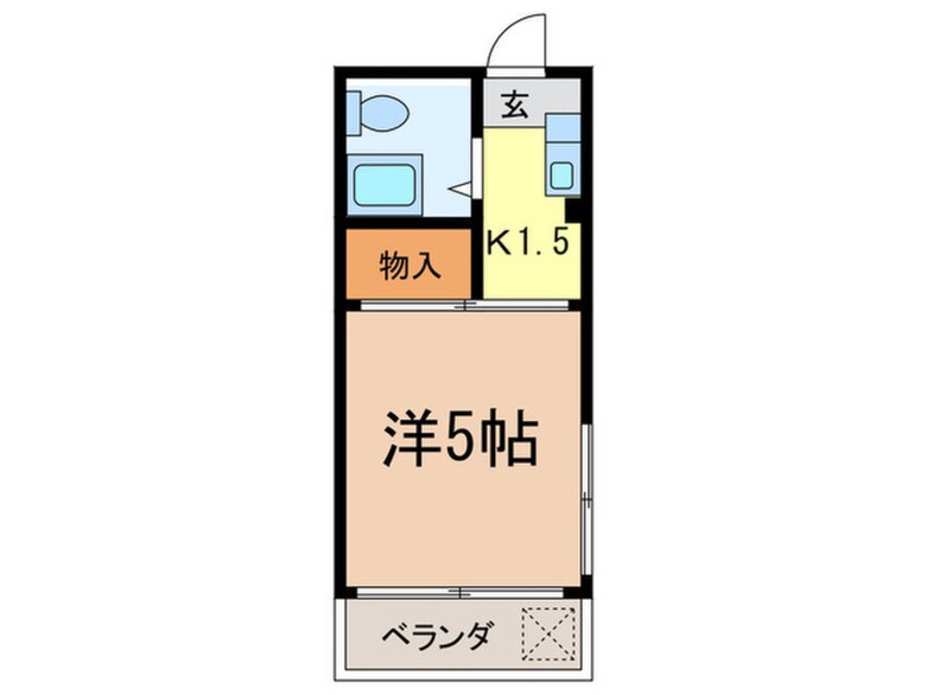 間取図 第１５サカエビル