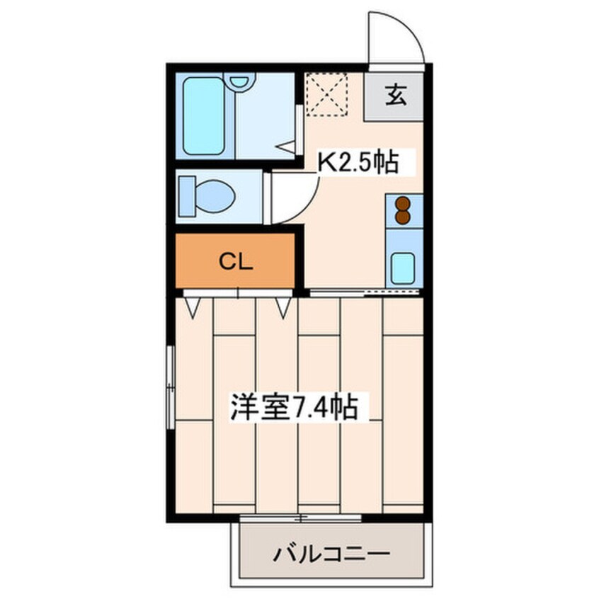 間取図 コリーヌ上町