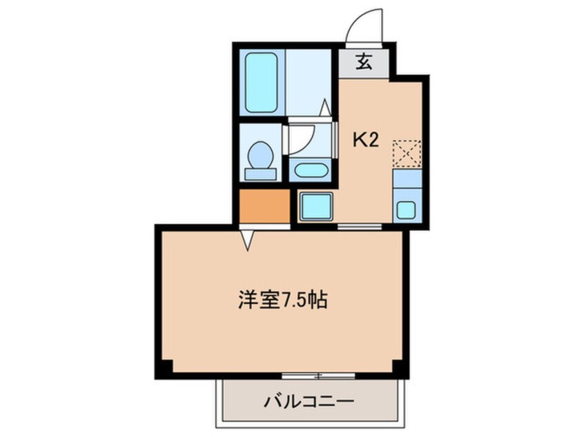 間取図 シャルム・ローゼ