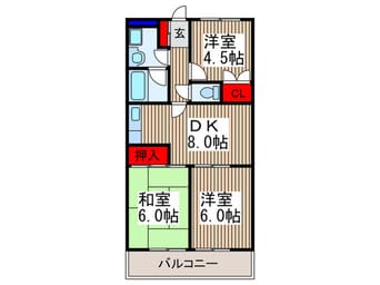 間取図 カレンズ