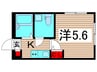 ｅｌｌｉｅ梅島 1Kの間取り