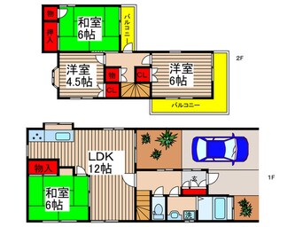 間取図 船橋市大穴北８丁目邸宅