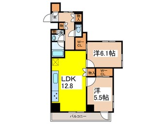 間取図 KDXレジデンス三鷹