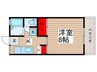 ロイヤルヒルアビコＢ棟 1Kの間取り