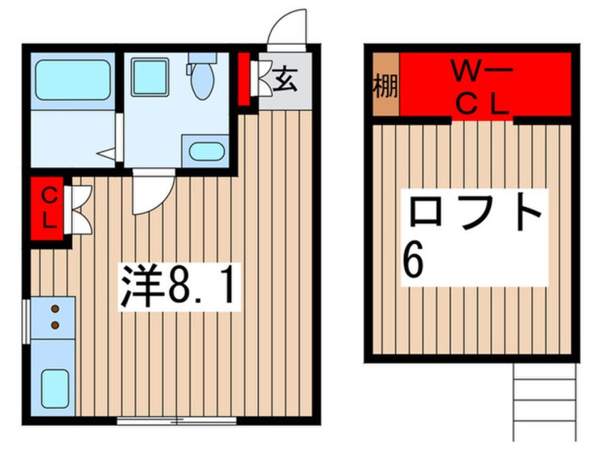 間取図 プリマ蒼