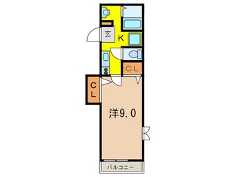 間取図 カ－サ・アヴィ－トＤ