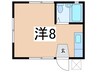ハイツＦ３ 1Rの間取り