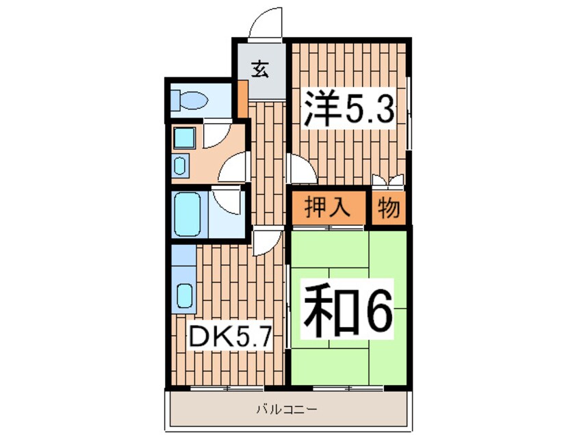 間取図 CuoreMM