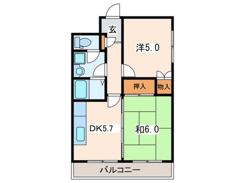 間取図 CuoreMM