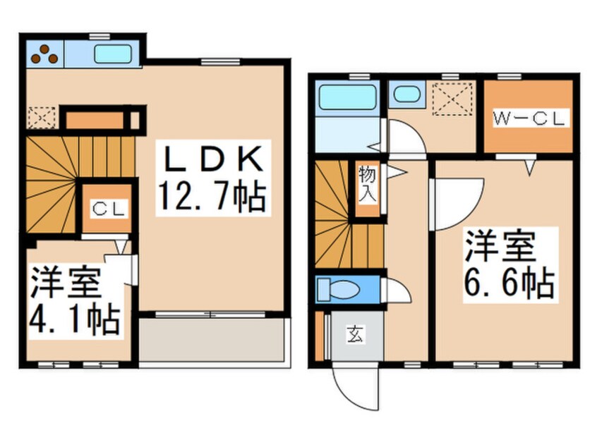 間取図 フォレストコ－ト