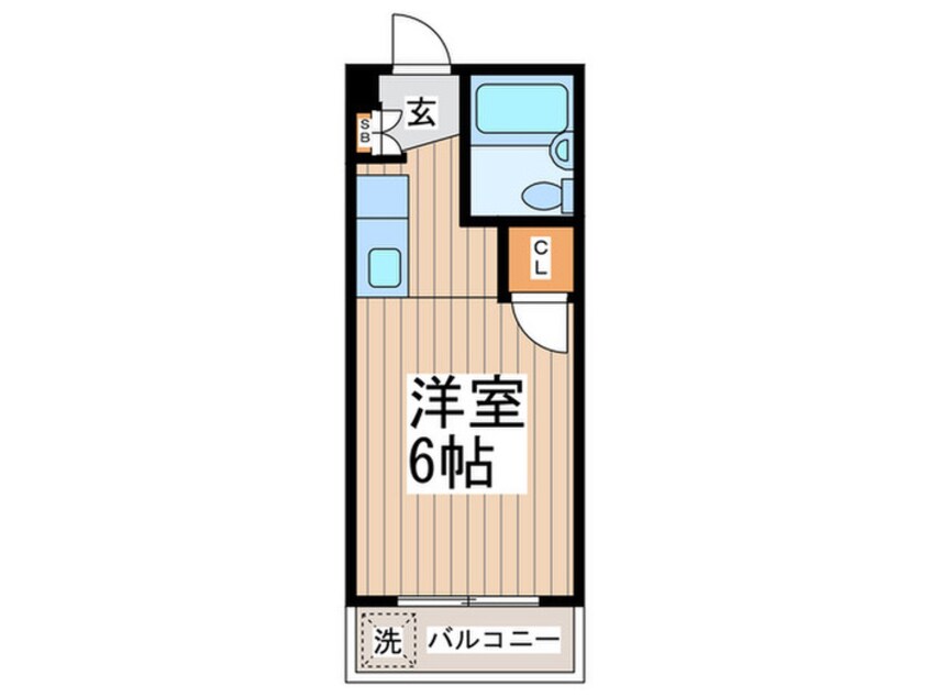間取図 カサ プリマベーラ(3F)