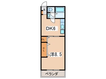 間取図 コスモＡｏｉ三ツ沢