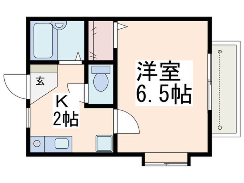 間取図 Ｓｕｎ・ロヒ－ユ