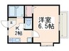 Ｓｕｎ・ロヒ－ユ 1Kの間取り
