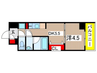 間取図 グランパセオ菊川