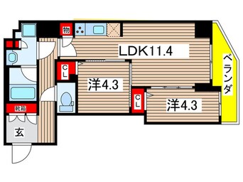 間取図 グランパセオ菊川