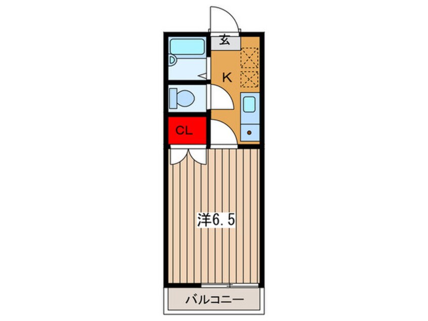 間取図 プランドール汐入