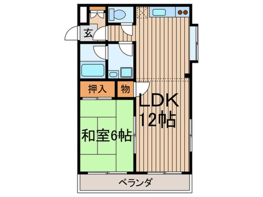 間取図 コスモプラザ