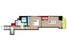 RYOGOKU STATION RESIDENCE 1DKの間取り